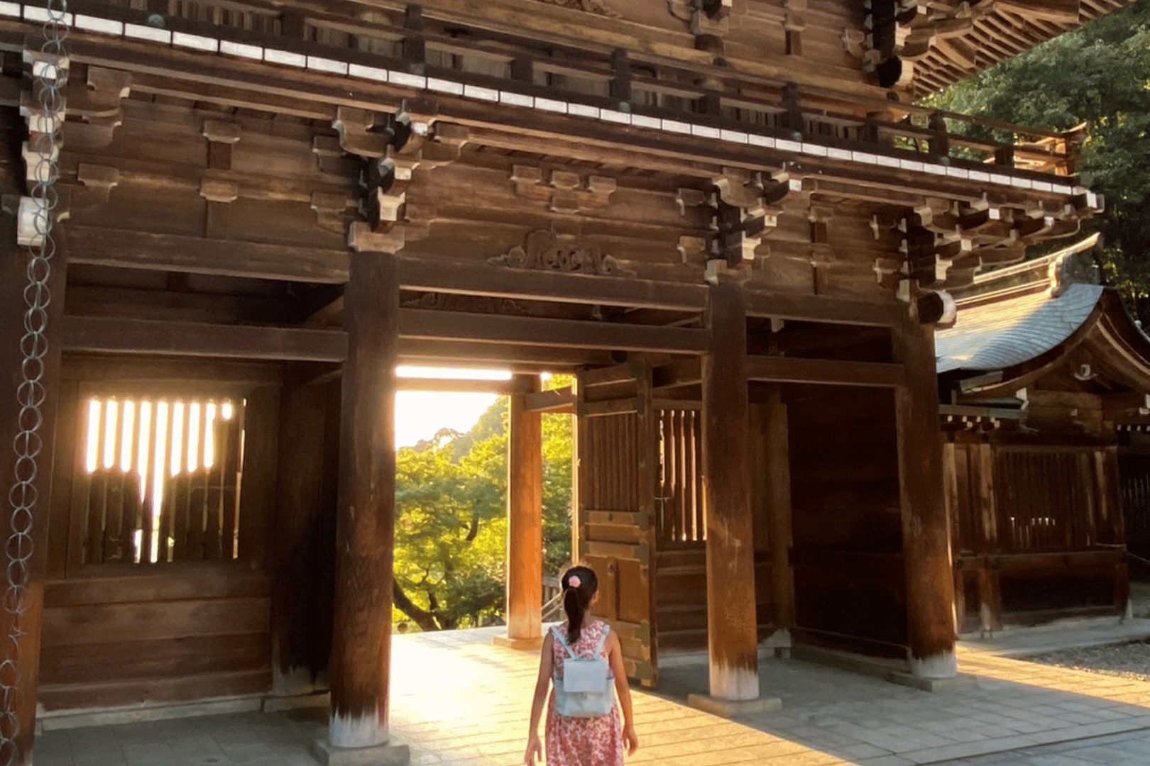 伊並波神社　参拝