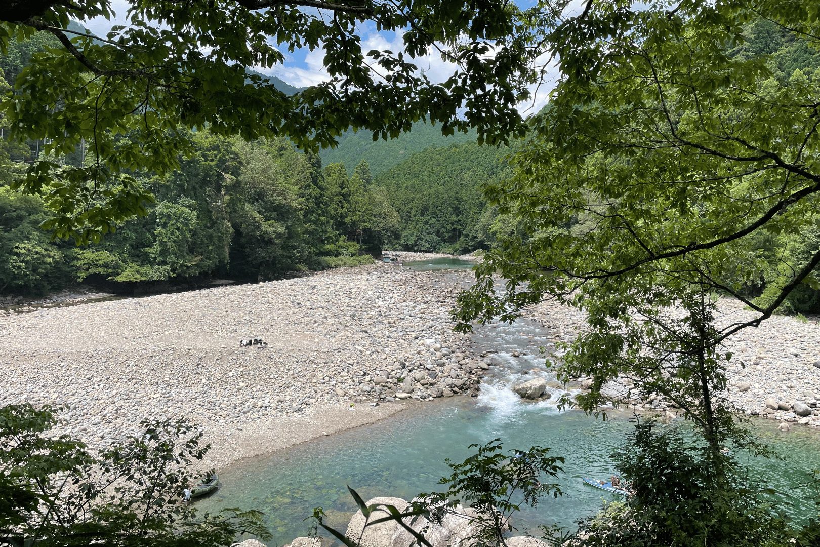 川瀬見キャンプ場　板取川